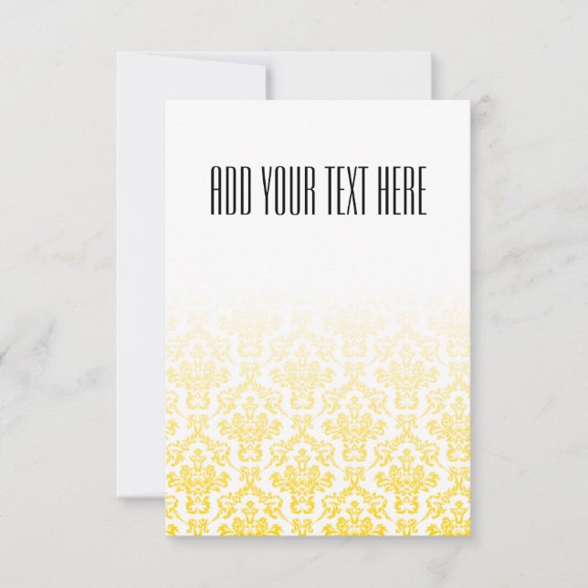 Golden and White Damask Pattern (Framsida)