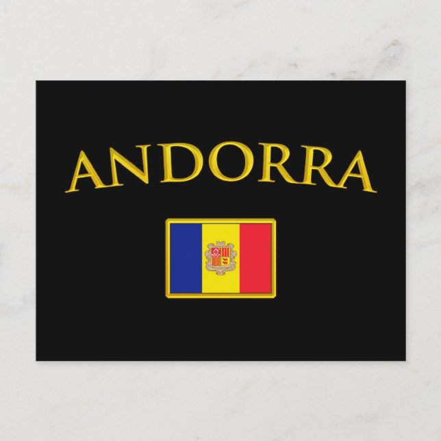Golden Andorra Vykort (Framsida)