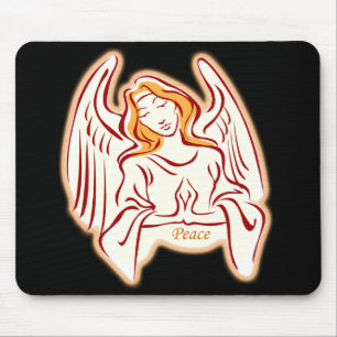 Golden Angel av fredsmusslor Musmatta