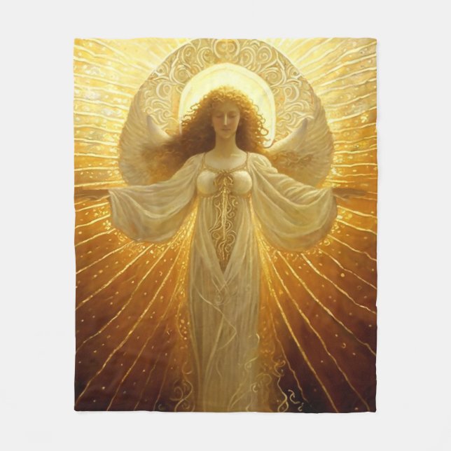 Golden Angel Awakening of Knowledge Fleecefilt (Framsidan)