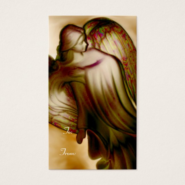 Golden Angel Gift Märkre Visitkort (Framsidan)