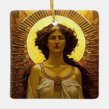 Golden Angel Glowing Messenger of Light