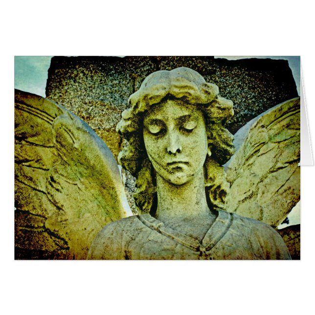 Golden Angel Hälsningskort (Framsidan Horizontal)