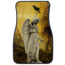Golden Angel med Kråka Bilmatta