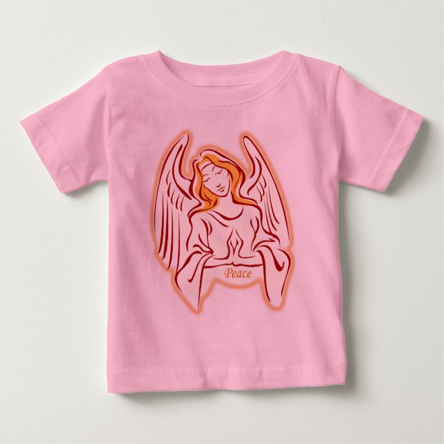 Golden Angel of Peace Shirt T-shirt (Framsida)