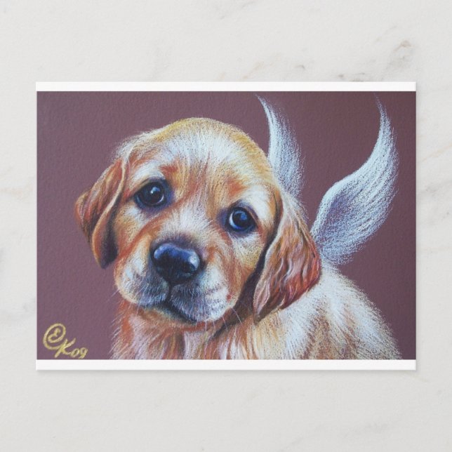 Golden angel vykort (Framsida)