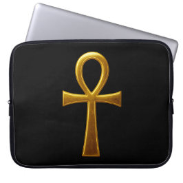 Golden Ankh Tablet & Laptop-Caseser Laptop Fodral