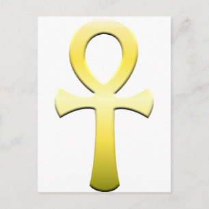 Golden Ankh Vykort
