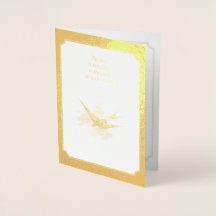Golden Annibröllopskort