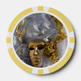 Golden Ansikte Poker Marker