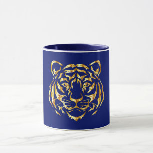 Golden Ansikte Tiger Mugg