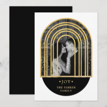 Golden Arch | Svartvit julfoto