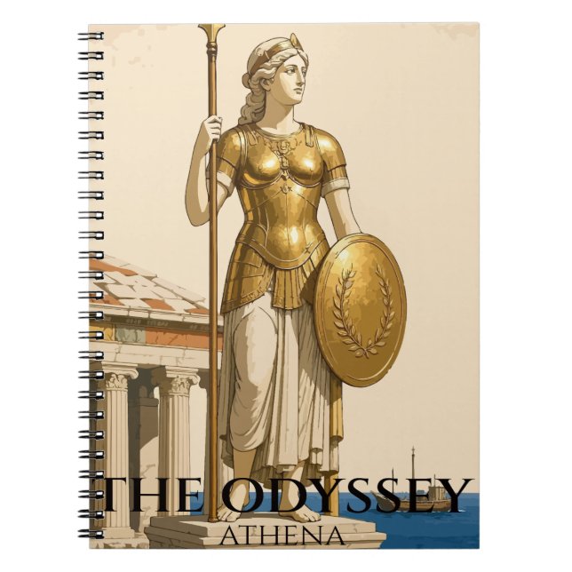 Golden Armor of Wisdom Anteckningsbok (Framsidan)