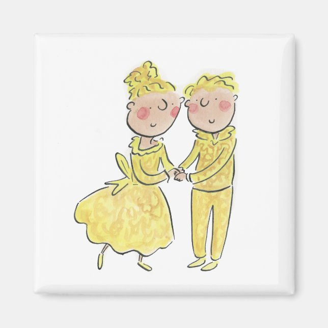 Golden-årsdagen Magnet (Framsidan)