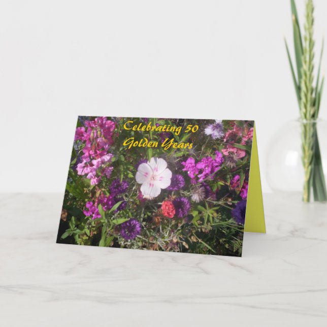 Golden-årsjubileum Kort (Framsida)