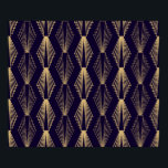 Golden art Deco Mönster. Sömlös mörk blått backgat Poster<br><div class="desc">Golden art Deco Mönster. Sömlös mörk blått bakgrund. Skalförändrar eller snäckor ornament. Minimalistisk geometrisk design. Vintage linjer. 1920-30-talets motiv. Vintage,  bild,  deka,  1920-tal,  bakgrund,  design,  geometri,  guld,  mönster,  linje,  vintage,  1930-tal,  20-tal,  30-tal,  abstrakt,  klassisk,  korsande,  mörk,  dekoration,  dekorativ,  diagonalvintage,  retro,  illustration.</div>