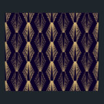 Golden art Deco Mönster. Sömlös mörk blått backgat Poster<br><div class="desc">Golden art Deco Mönster. Sömlös mörk blått bakgrund. Skalförändrar eller snäckor ornament. Minimalistisk geometrisk design. Vintage linjer. 1920-30-talets motiv. Vintage,  bild,  deka,  1920-tal,  bakgrund,  design,  geometri,  guld,  mönster,  linje,  vintage,  1930-tal,  20-tal,  30-tal,  abstrakt,  klassisk,  korsande,  mörk,  dekoration,  dekorativ,  diagonalvintage,  retro,  illustration.</div>