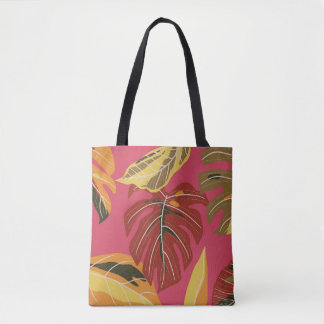 Golden Art Deco Nature Tapet Tygkasse