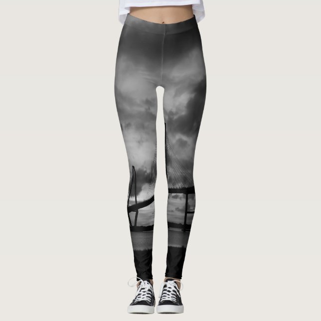 Golden Arthur Ravenel Pano Grayscale Leggings (Framsida)