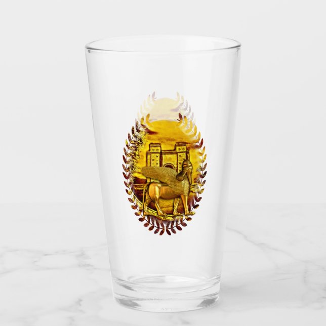 Golden Assyria Glass Kopp (Framsida)