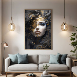 Golden Aura Poster