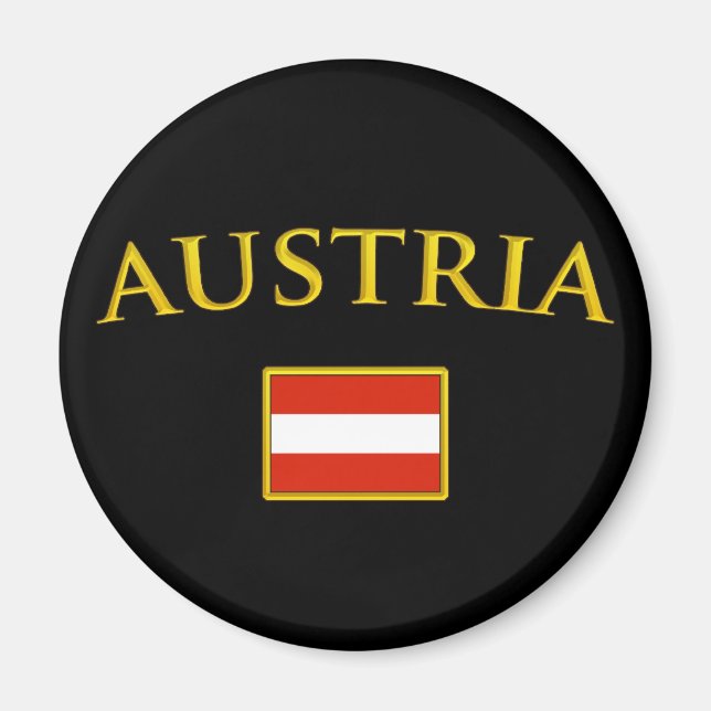 Golden Austria Magnet (Framsidan)