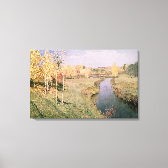 Golden Autumn, 1895 Canvastryck (Framsida)