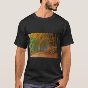 Golden Autumn Forest Scene Tee