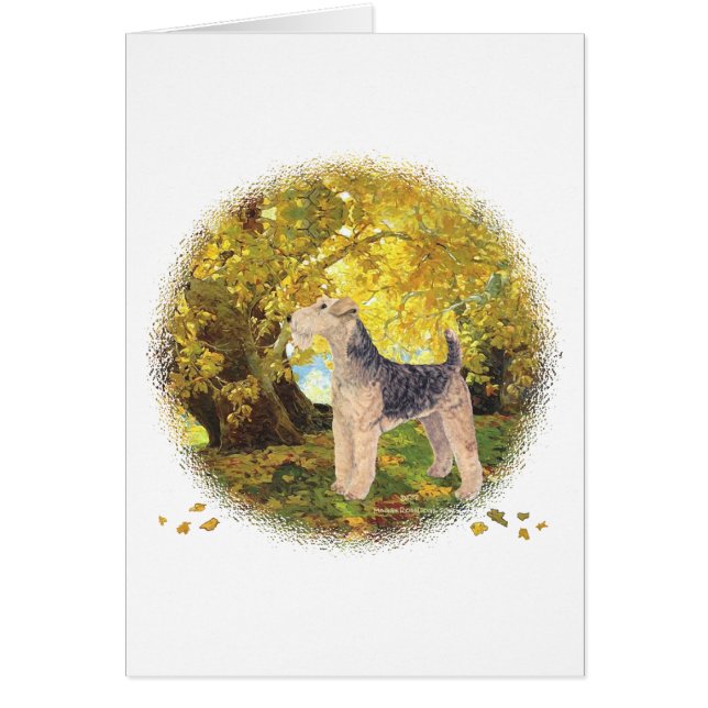 Golden Autumn Hälsningskort (Framsidan)