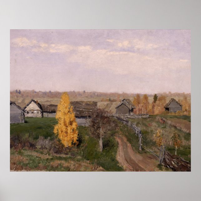 Golden Autumn | Issac Levitan Poster (Framsidan)