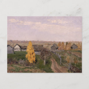 Golden Autumn   Issac Levitan Vykort