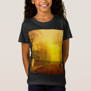 Golden Autumn John Atkinson Grimshaw T Shirt