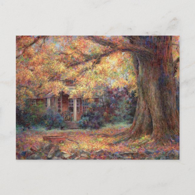 Golden Autumn Vykort (Framsida)