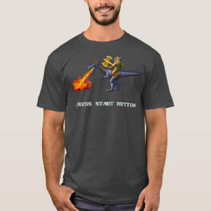 Golden Ax Pixel Stil Retro DOS-fläkt-skjorta T Shirt