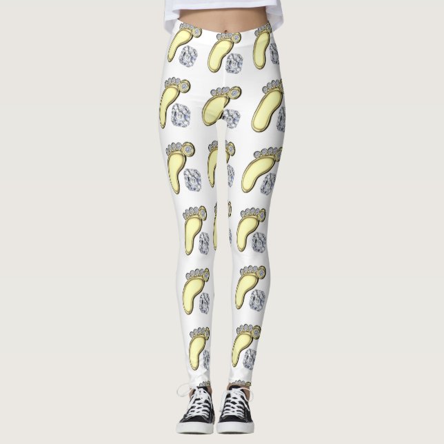 Golden Baby Foot Leggings (Framsida)