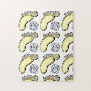 Golden Baby Foot Pussel