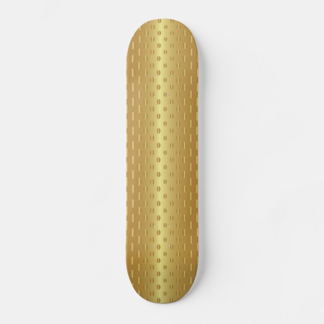 Golden-bakgrund Mini Skateboard Bräda 18,5 Cm (Framsida)