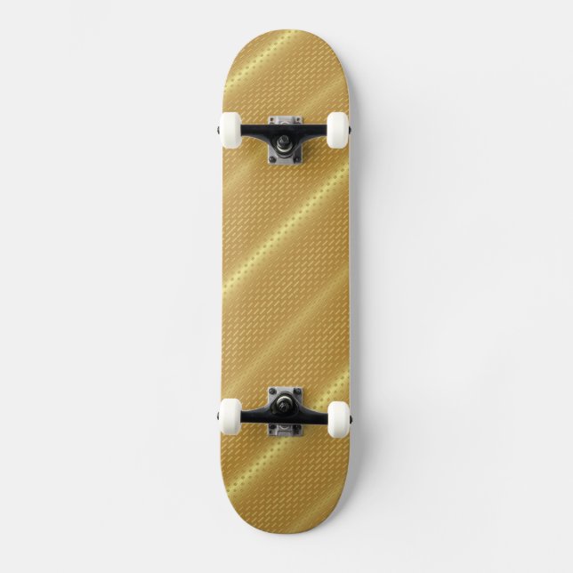 Golden-bakgrund Skateboard Bräda 20 Cm (Framsida)
