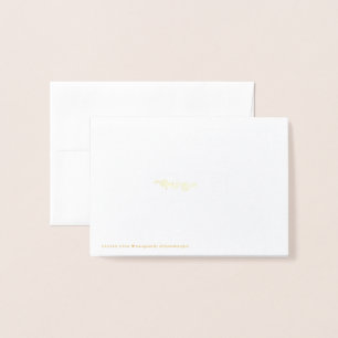 Golden Balloon Folierat Kort