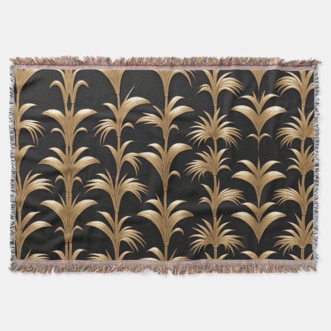 Golden Bamboo Elegance Filt (Framsidan)