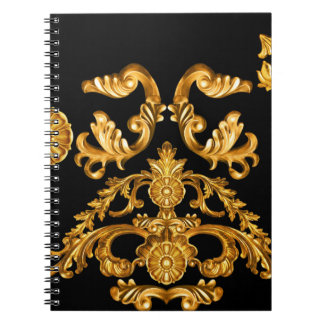 Golden Baroque, Ornamental Inslag. Anteckningsbok