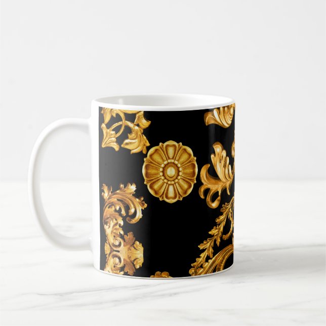 Golden Baroque, Ornamental Inslag. Kaffemugg (Vänster)