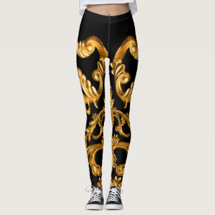 Golden Baroque, Ornamental Inslag. Leggings