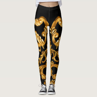 Golden Baroque, Ornamental Inslag. Leggings