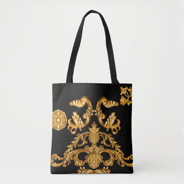 Golden Baroque, Ornamental Inslag. Tygkasse (Framsida)