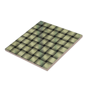 Golden Basket Weave Kakelplatta
