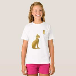 Golden Bastet - den egyptiska skyddsgudaten T Shirt