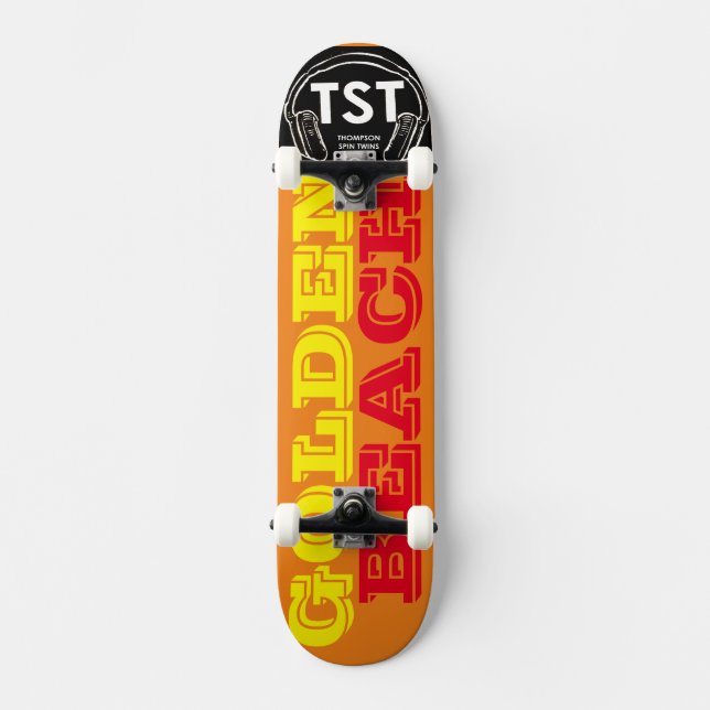 GOLDEN BEACH  OFFICIELL Skateboard (Framsida)