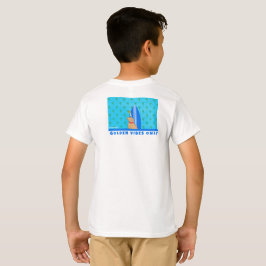 Golden Beach Vibes Only Kids" T Shirt