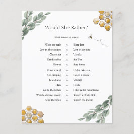 Golden Bee och Eucalyptus skulle hon hellre leka